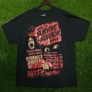 How to Survive a Horror, Movie Graphic T-shirt size XL